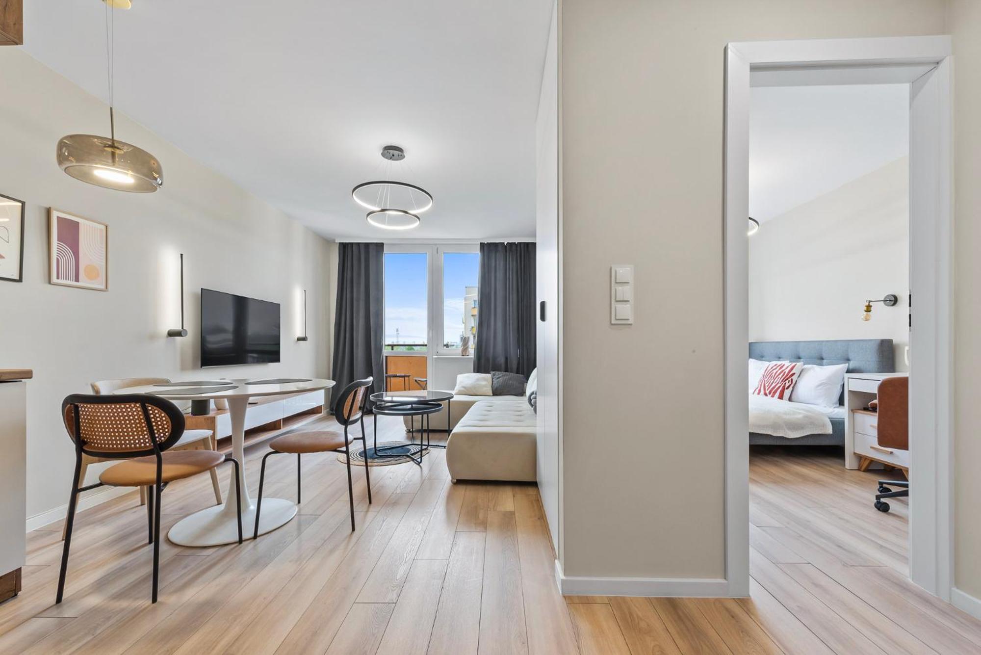 Rentplanet - Apartament Miedzynarodowa Varsavia Esterno foto