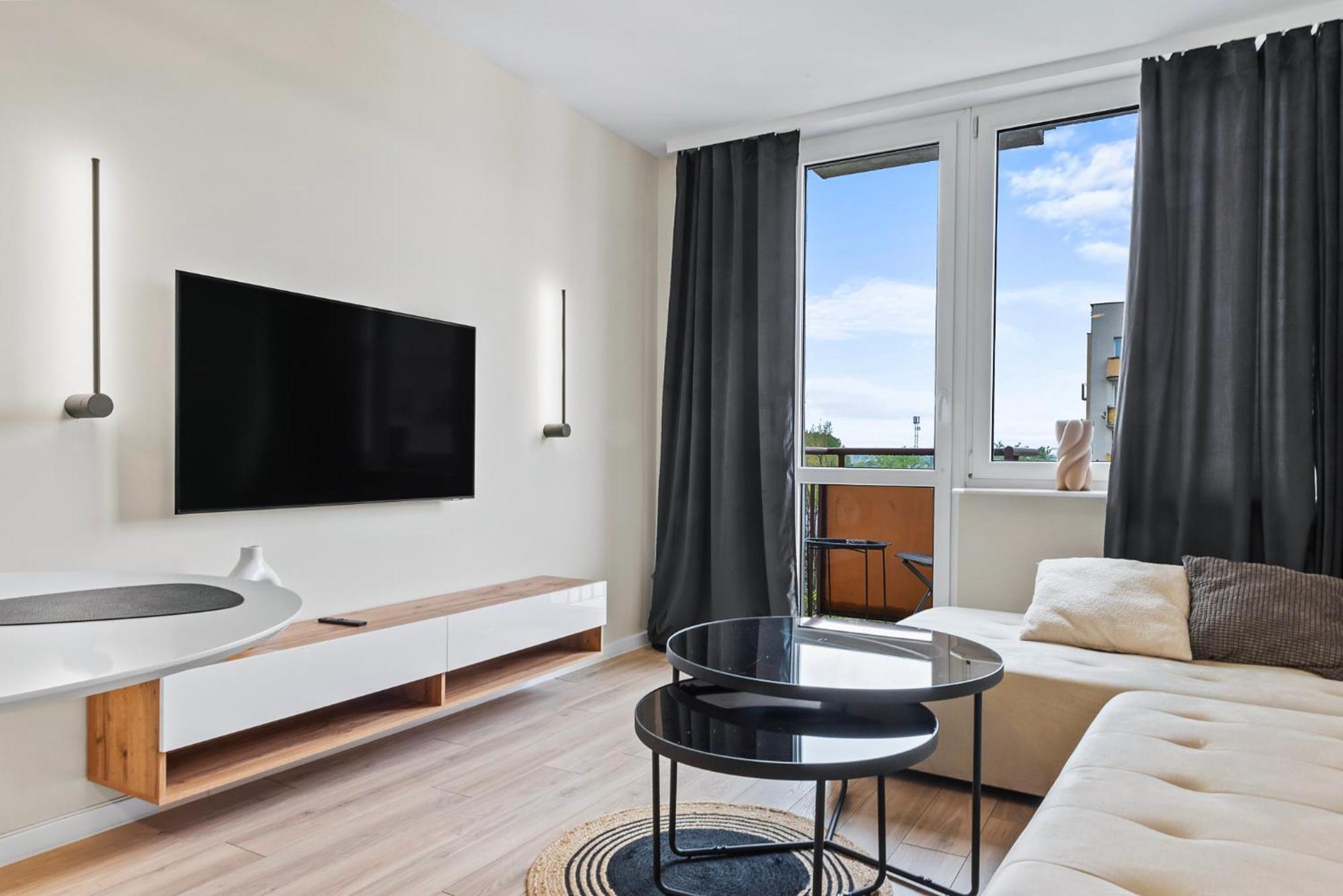 Rentplanet - Apartament Miedzynarodowa Varsavia Esterno foto