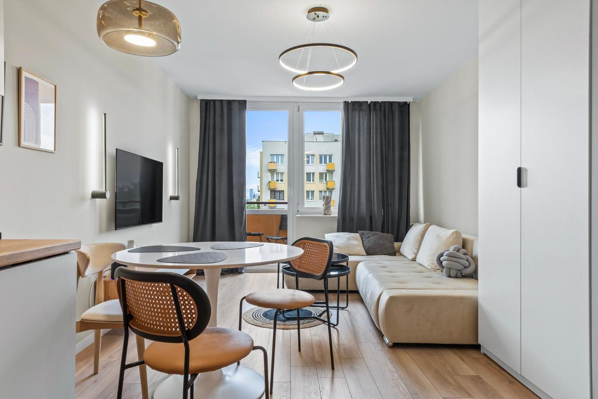 Rentplanet - Apartament Miedzynarodowa Varsavia Esterno foto