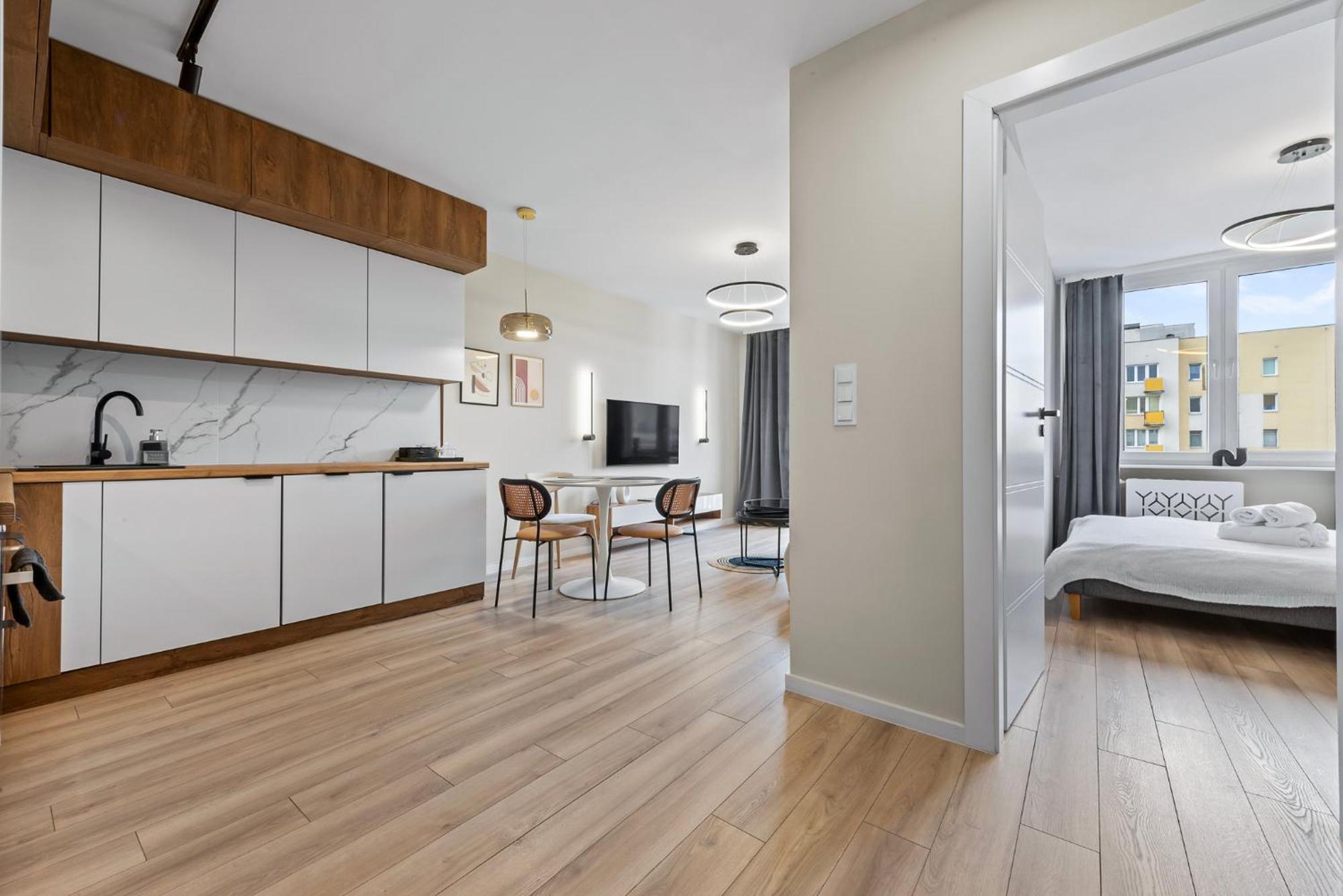 Rentplanet - Apartament Miedzynarodowa Varsavia Esterno foto